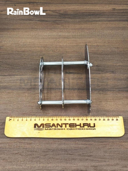 Держатель Rainbowl HOME 0039-8 на 5 зубных щеток + зубная паста настольный хром