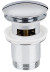 Донный клапан KAISER 8041 для раковины с переливом, автомат