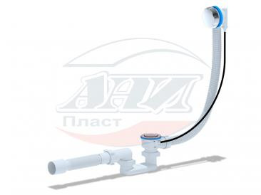 Сифон АНИ Пласт ЕМ701 полуавтомат с переливом 520мм, плоский