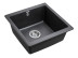 Мойка кварцевая BRILON, PM104546-BL, черный, 445х460, подст. мон. Paulmark