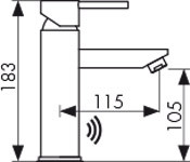 Смеситель KAISER 38311 Sensor для раковины, сенсорный (3810, 3820)