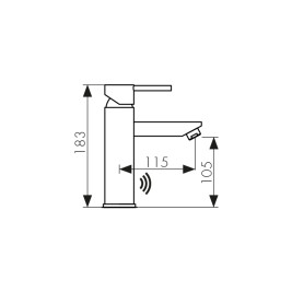 Смеситель KAISER 38311 Sensor для раковины, сенсорный (3810, 3820)