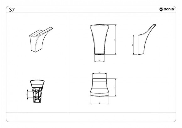 Крючок Sonia 131679