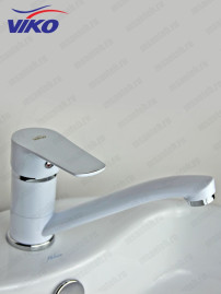 Смеситель VIKO V-4140 для раковины, белый/хром