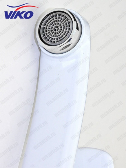 Смеситель VIKO V-4140 для раковины, белый/хром Смеситель VIKO V-4140 для раковины, белый/хром