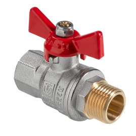 418 Кран шаровый VALTEC, ГОСТ 1/2" г/ш бабочка /12