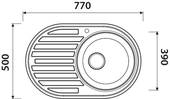Мойка KAISER KSS-7750R из нержавейки Мойка KAISER KSS-7750R из нержавейки