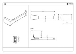 Бумагодержатель Sonia 131884 без крышки