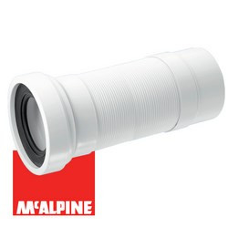 Гофра McALPINE MRWC-F33 P для унитаза 330мм 1.0м /без леп WC
