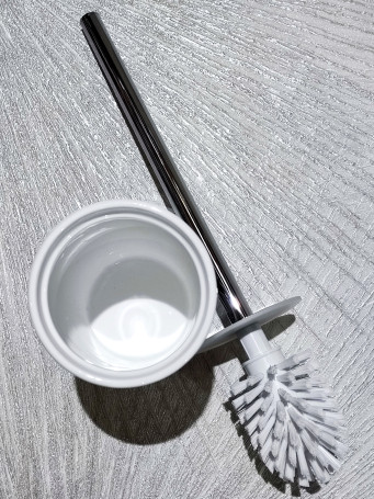 Уценка 1 Ерш для унитаза Langberger хромированный напольный 28027C