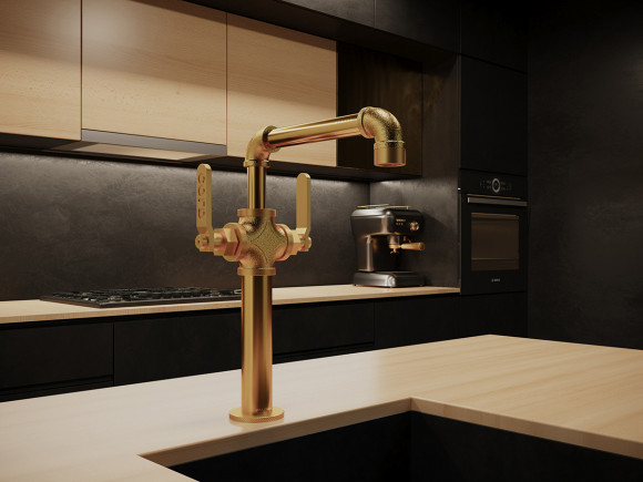 Смеситель для кухни PAULMARK Loft Lo226006-G Смеситель для кухни PAULMARK Loft Lo226006-G