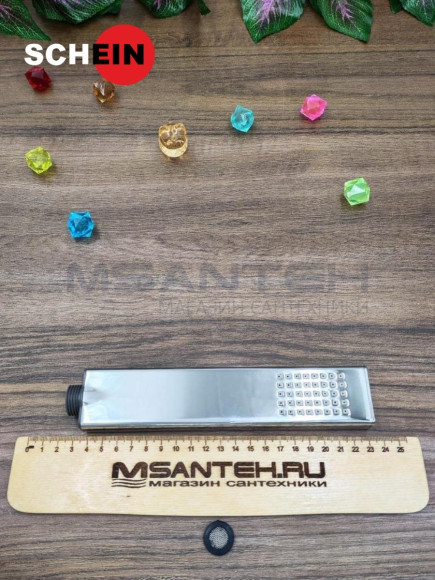 Душевая лейка SCHEIN SUB "Пенал" 40916/6005021 хром плоская Душевая лейка SCHEIN SUB "Пенал" 40916/6005021 хром плоская