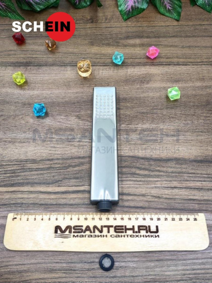 Душевая лейка SCHEIN SUB "Пенал" 40916/6005021 хром плоская Душевая лейка SCHEIN SUB "Пенал" 40916/6005021 хром плоская