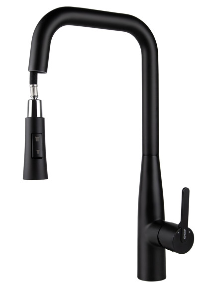 Смеситель KAISER 22144-9 Claro для кухни с вытяжной лейкой