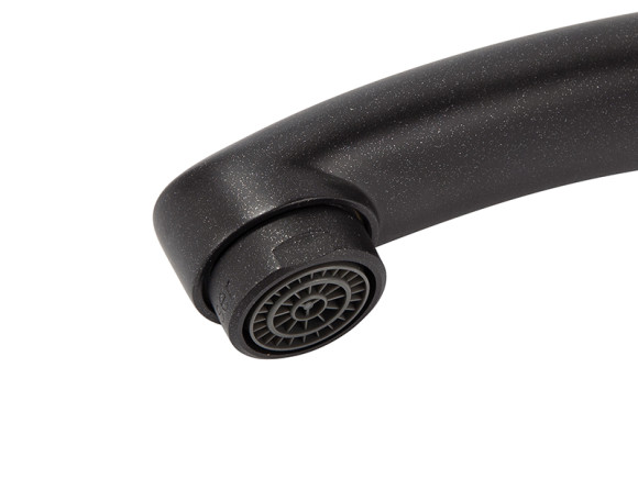 Смеситель KAISER 55244-12 County для кухни, черный металлик Смеситель KAISER 55244-12 County для кухни, черный металлик