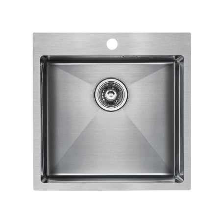 Мойка VELTEN, PM905151-BS, брашированная нерж. сталь, 510х510мм, Paulmark