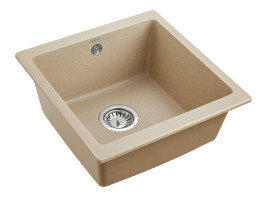 Мойка кварцевая BRILON, PM104546-QU, кварц, 445х460, подст. мон. Paulmark