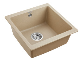 Мойка кварцевая BRILON, PM104546-QU, кварц, 445х460, подст. мон. Paulmark