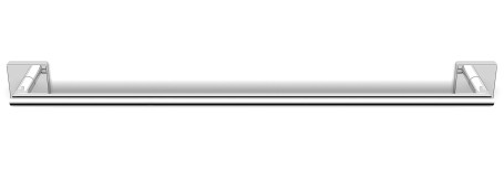 Полотенцедержатель Langberger хромированный к стене одинарный 65 см 11801A