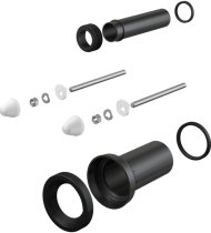 Патрубок ALCA-PLAST M900 сливной для подключения подвесного унитаза, Ø90 мм  