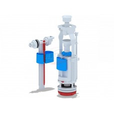 WC3050 Набор с бок.подв.1 1/2 пластик АНИ 2-ая кноп., эк.,бел.