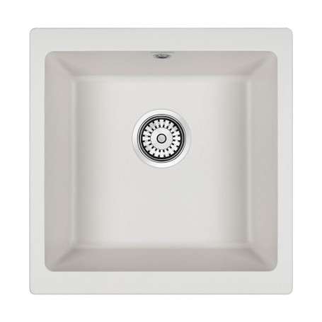 Мойка кварцевая BRILON, PM104546-WH, белый, 445х460, подст. мон. Paulmark