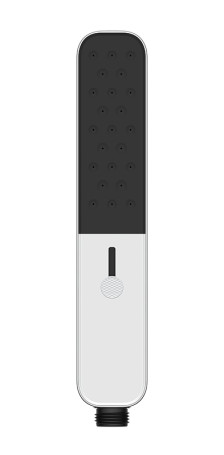 Душевая лейка KAISER SH-107 прямоугольная, пластик, 4 режима, 223х42х24 мм, Хром