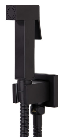 Смеситель KAISER 34377-2 Sonat для биде, скрытого монтажа, чёрный матовый