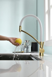 Смеситель для кухни с краном для питьевой воды PAULMARK Siegen 213111-GW