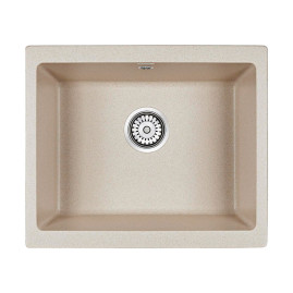 Мойка кварцевая GERA, PM205546-BE, бежевый, 555х460, подст. мон. Paulmark