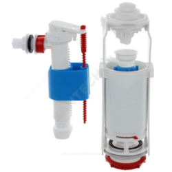 WC8010 Набор арматуры АНИ 1/2", боковой (бел)