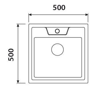 Мойка KAISER KSS-5050 из нержавейки