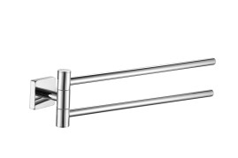 Полотенцедержатель Rainbowl CUBE "Рога" двойные 2734-2 хром