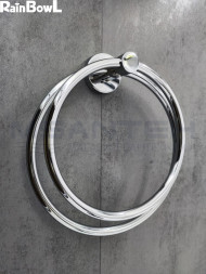 Полотенцедержатель Rainbowl LONG "Кольцо" двойное 2226-1 хром Полотенцедержатель Rainbowl LONG "Кольцо" двойное 2226-1 хром