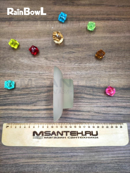 Мыльница Rainbowl FORA "Круглая" стекло (119-213) Мыльница Rainbowl FORA "Круглая" стекло (119-213)