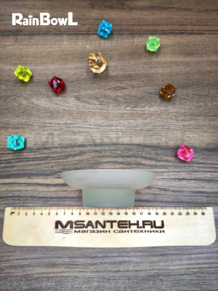 Мыльница Rainbowl FORA "Круглая" стекло (119-213) Мыльница Rainbowl FORA "Круглая" стекло (119-213)