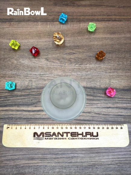 Мыльница Rainbowl FORA "Круглая" стекло (119-213) Мыльница Rainbowl FORA "Круглая" стекло (119-213)