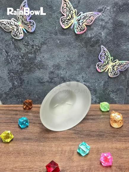 Мыльница Rainbowl FORA "Круглая" стекло (119-213) Мыльница Rainbowl FORA "Круглая" стекло (119-213)