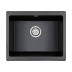 Мойка кварцевая GERA, PM205546-BL, черный, 555х460, подст. мон. Paulmark