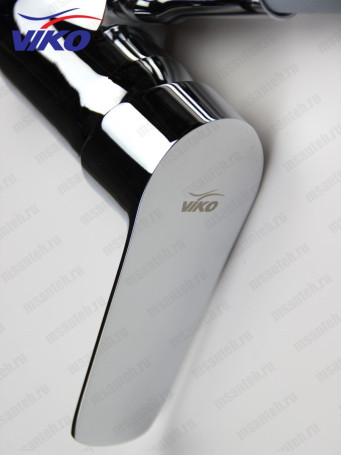 Смеситель VIKO V-4168 для кухни, с гибким СЕРЫМ изливом