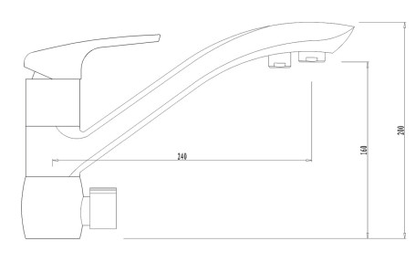 Смеситель KAISER 39066-7 Venus для кухни с краном для питьевой воды