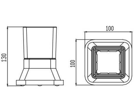Держатель KAISER KH-1135 Moderne стакана, настольный