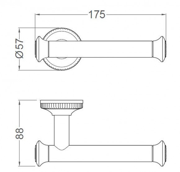 Бумагодержатель SCHEIN 7066028 без крышки