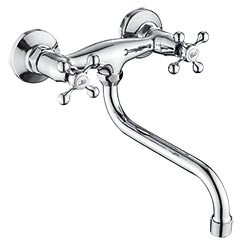 Смеситель VIKO V-1006 для кухни маховики крест керамика