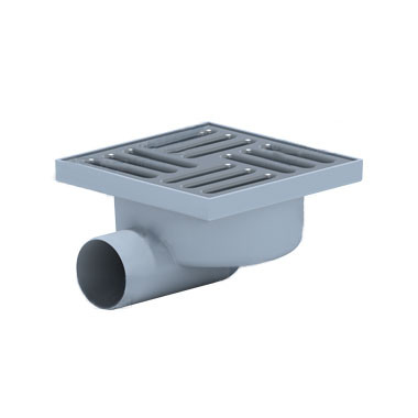 Трап АНИ Пласт TQ5112 O50 гориз. вып., н/р. решетка нерж. сталь 15, сухой