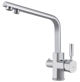 Смеситель KAISER 40144 Decor для кухни, с краном для питьевой воды, Хром