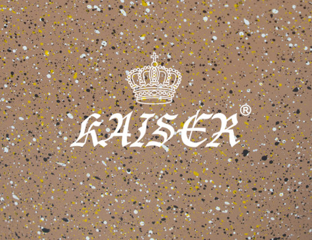 Смеситель KAISER 55244-7 County для кухни, коричневый мрамор