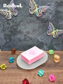 Мыльница Rainbowl FORA "Плоская"стекло овальная NG (119-302/NG)