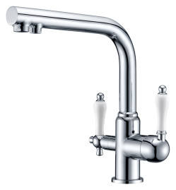 Смеситель KAISER 31144 Vincent для кухни, с краном для питьевой воды, хром