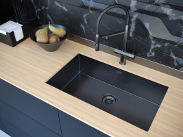 Мойка KOHER, PM807444-GM, вороненая сталь, 740х440мм, Paulmark